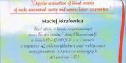 dr Maciej Józefowicz - certyfikat