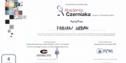 Certyfikat konfernecji Akademia Czerniaka Szczecin -2016