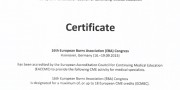 EBA Certificate Hannover-Germany-2015